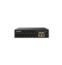 TENDA SG110PC 10 Port 8 Port Poe+ 10/100/1000 Mbps + 2 Port Uplink Switch Çelik Kasa  8+2